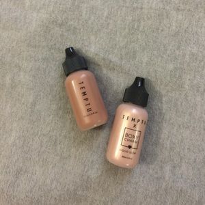 Temptu liquid glow and shimmer bronzer set
